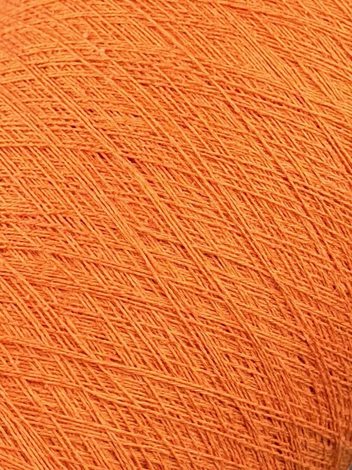 Toscano S.r.L. Art. Seta 854 Nm 2/30 – Filato seta, cotone, viscosa e lino col. Arancione 1257